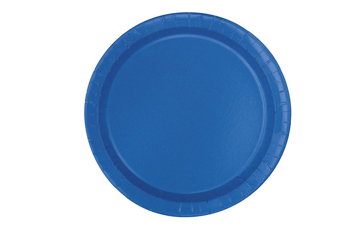 Royal Blue Paper Plates