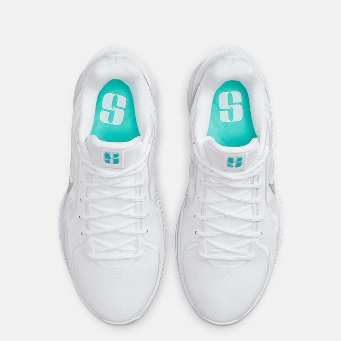 Top view of the Nike Sabrina 2 "White Noise".