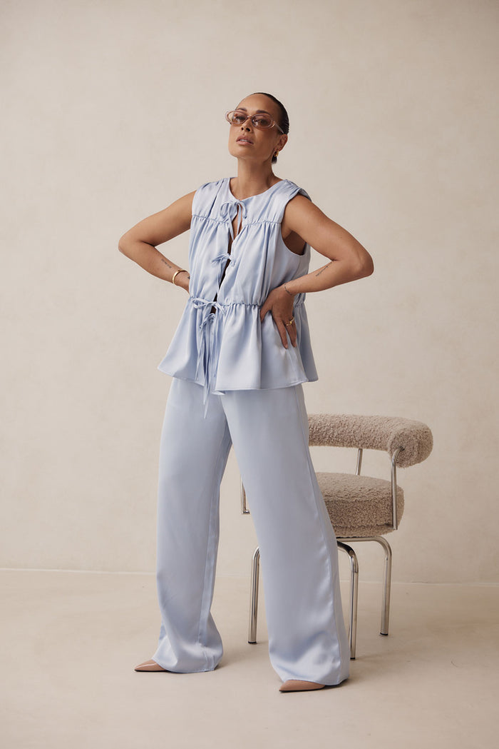 SAMPLE-Juliette Pants - Blue