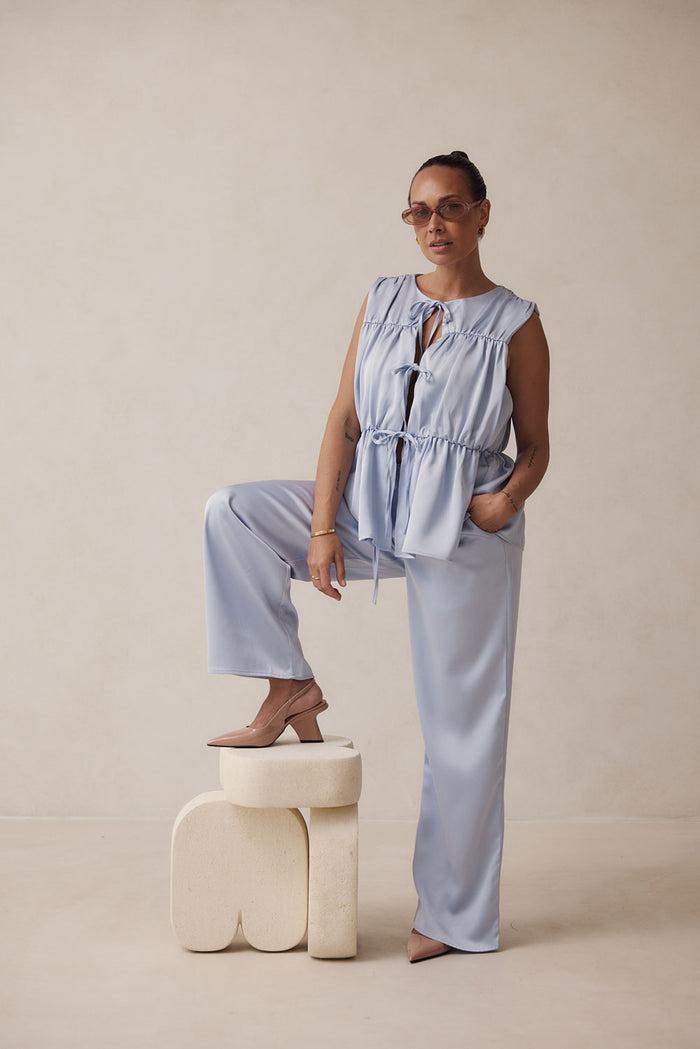 SAMPLE-Juliette Pants - Blue