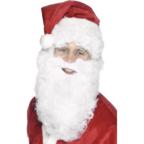 Santa Beard, White