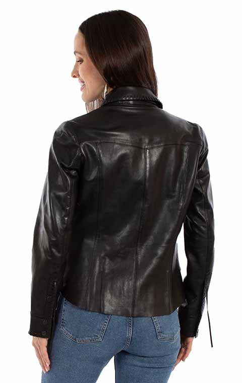 Scully Women's Lamb Jacket in Black