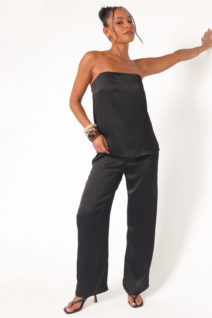 Petal and Pup USA SETS Selena Pant Set - Black