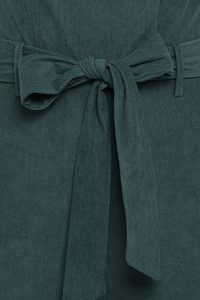 Petal and Pup USA PLAYSUITS Selene Corduroy Jumpsuit - Green