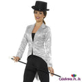 Sequin Jacket - Silver (M)