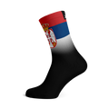 Serbia Flag Crew Socks