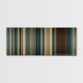 Seven Pounds color palette canvas print: thousands of thin vertical stripes of color
