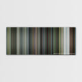 Shooter color palette canvas print: thousands of thin vertical stripes of color