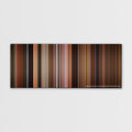 Shrek the Third color palette canvas print: thousands of thin vertical stripes of color