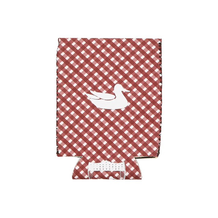 Gingham - Maroon / One Size