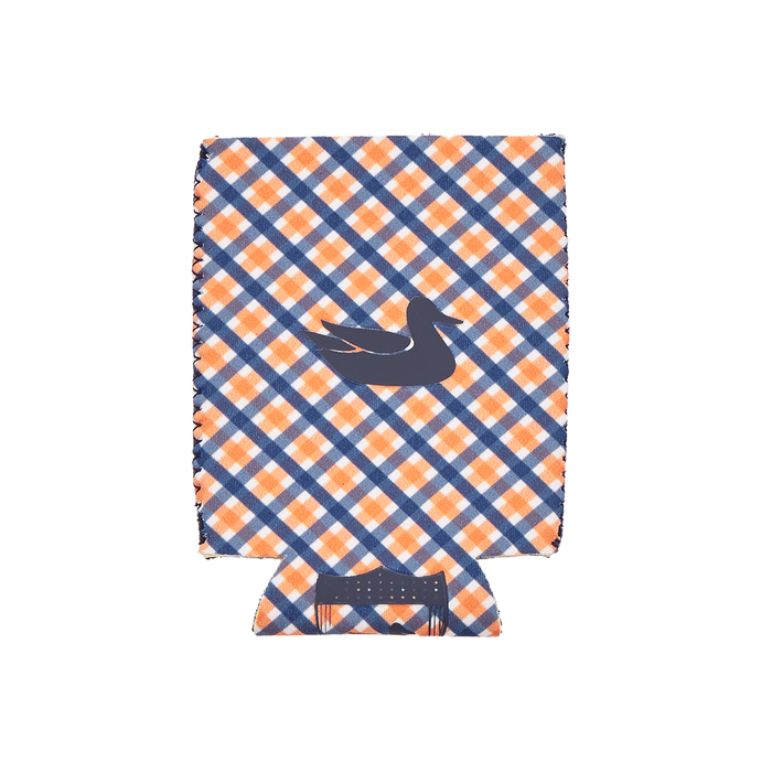 Gingham - Navy and Orange / One Size