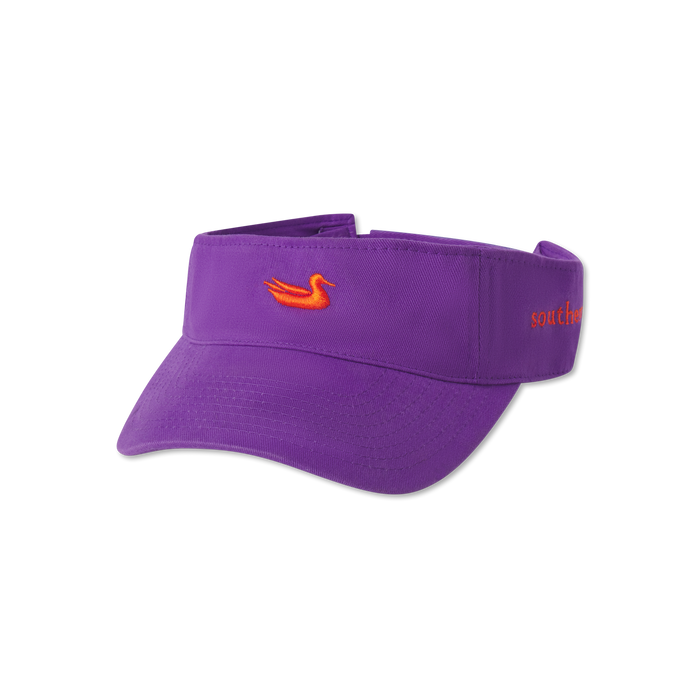Royal Purple Visor with Orange Duck / Regular