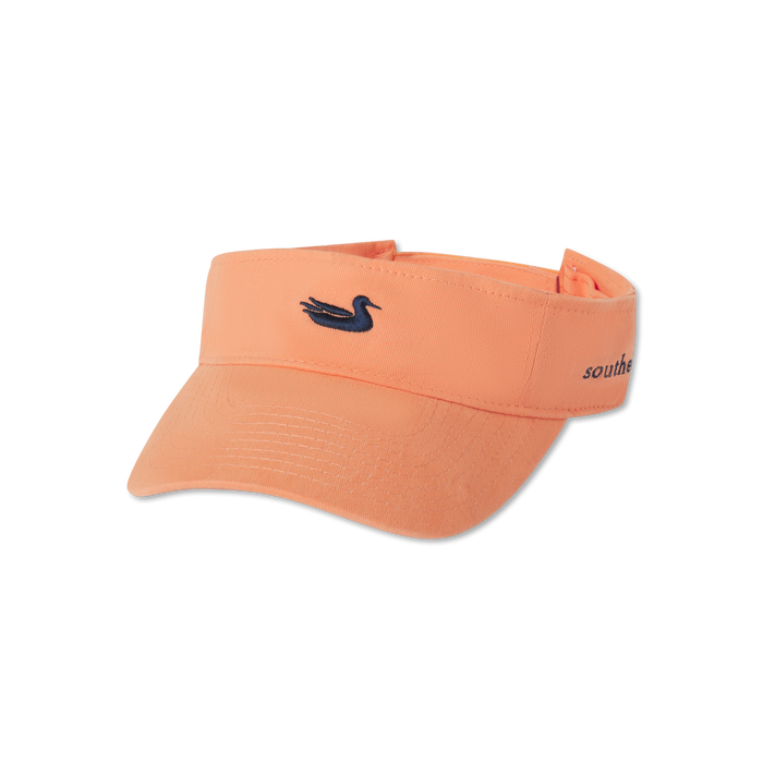 Tangerine Visor with Navy Duck / Regular