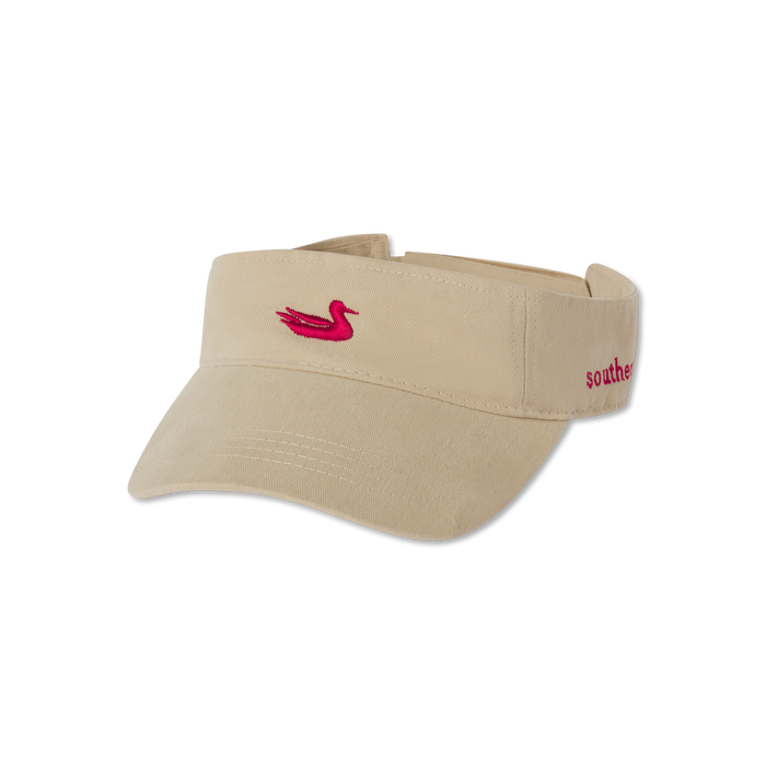 Tan Visor with Red Duck / Regular