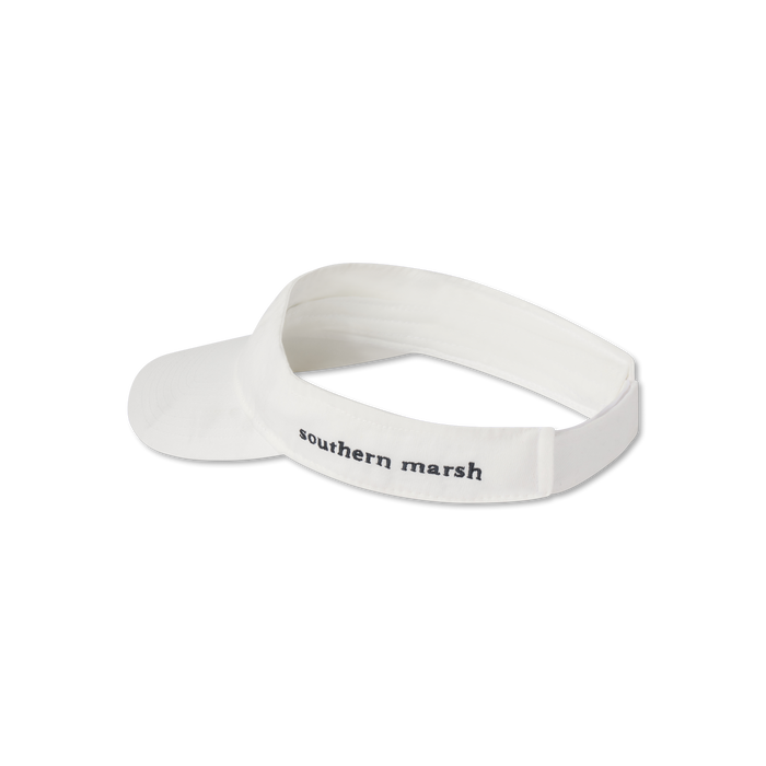 White Visor with Navy Duck | Signature Visor | Back