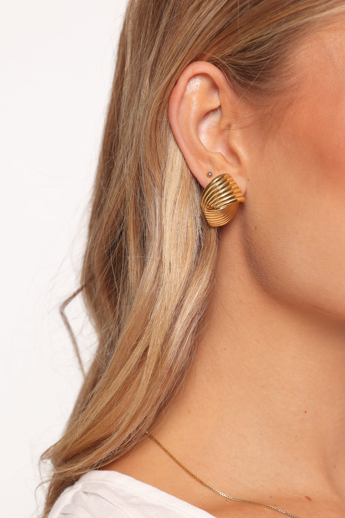 Petal and Pup USA ACCESSORIES Sinclair Earrings - Gold One Size