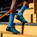 Slight Blue Crew Socks