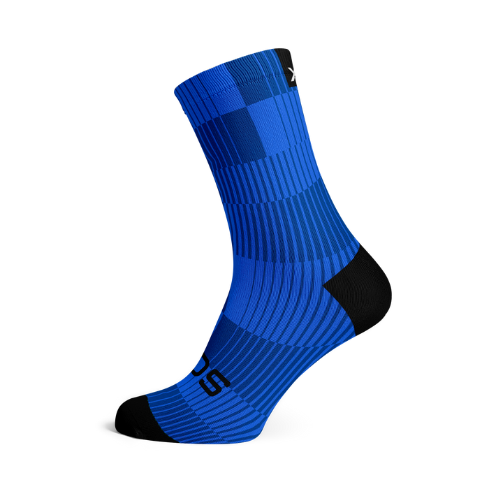 Slight Blue Crew Socks
