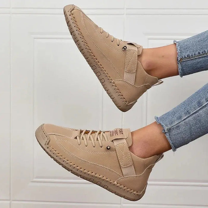 Lace-Up Mid-Calf Boots for Women – Stylish & Comfortable