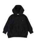 Smooth Fleece Zip Up Sweat Hoodie