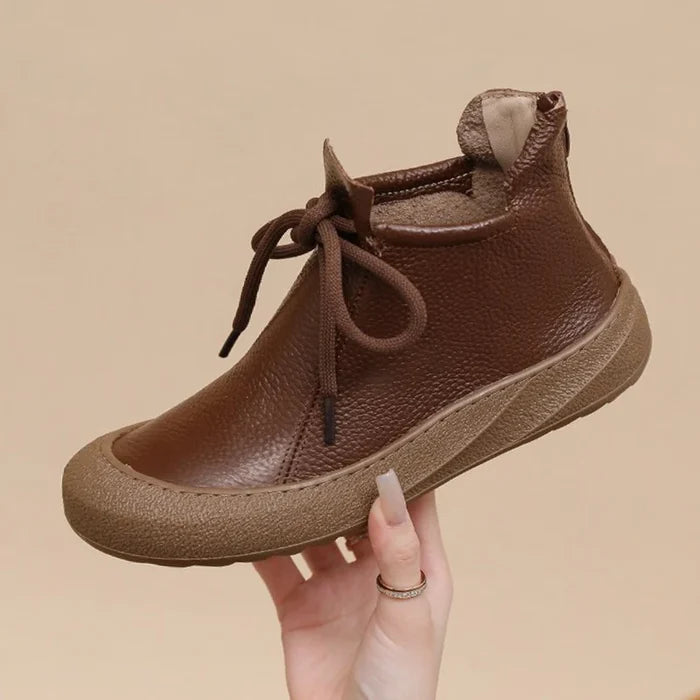 Soft Ankle Boots for Women – Retro Style & Comfortable Fit