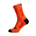 Solid Orange Crew Socks