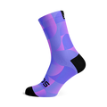 Solid Purple Crew Socks