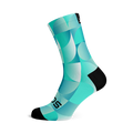 Solid Turquoise Crew Socks