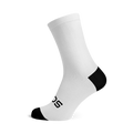 Solid White Crew Socks