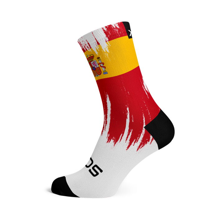 Spain Splash Flag Crew Socks