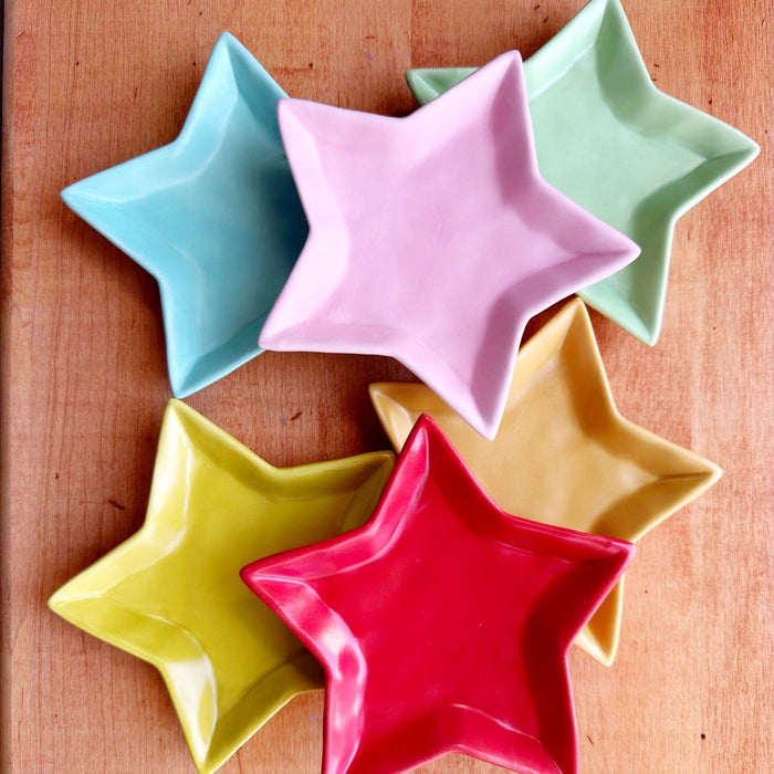 Stoneware Star Shaped Dish
