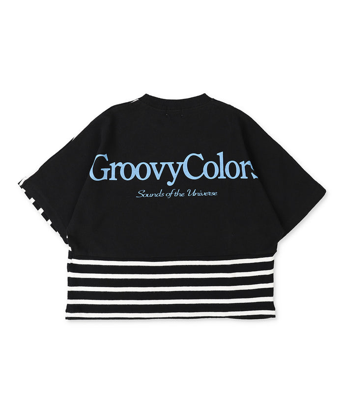 Striped Switched Wide Tee