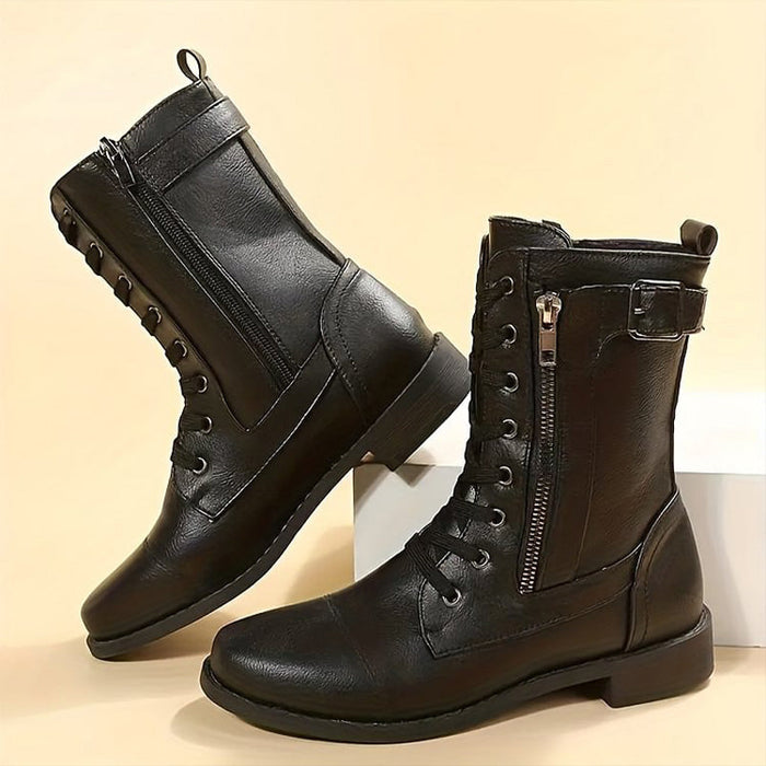 Stylish Side Zip Boots for Women – Comfortable & Versatile Footwear