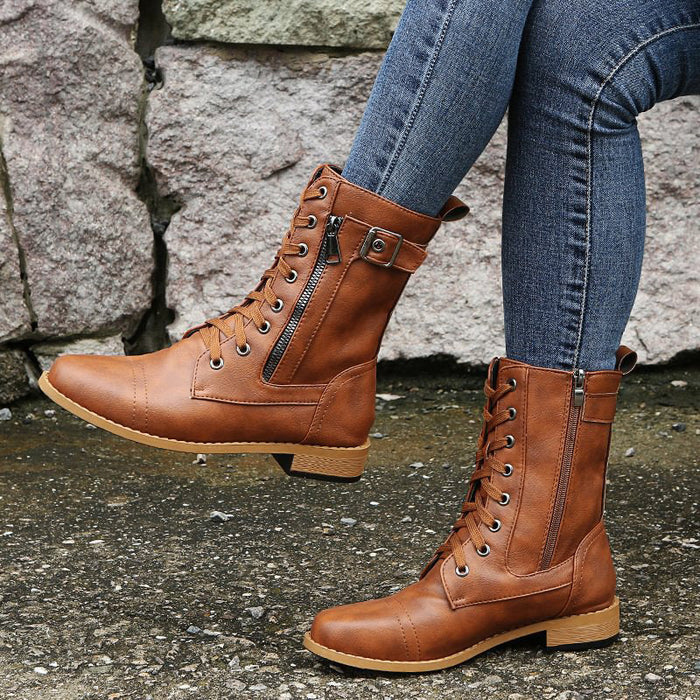 Stylish Side Zip Boots for Women – Comfortable & Versatile Footwear