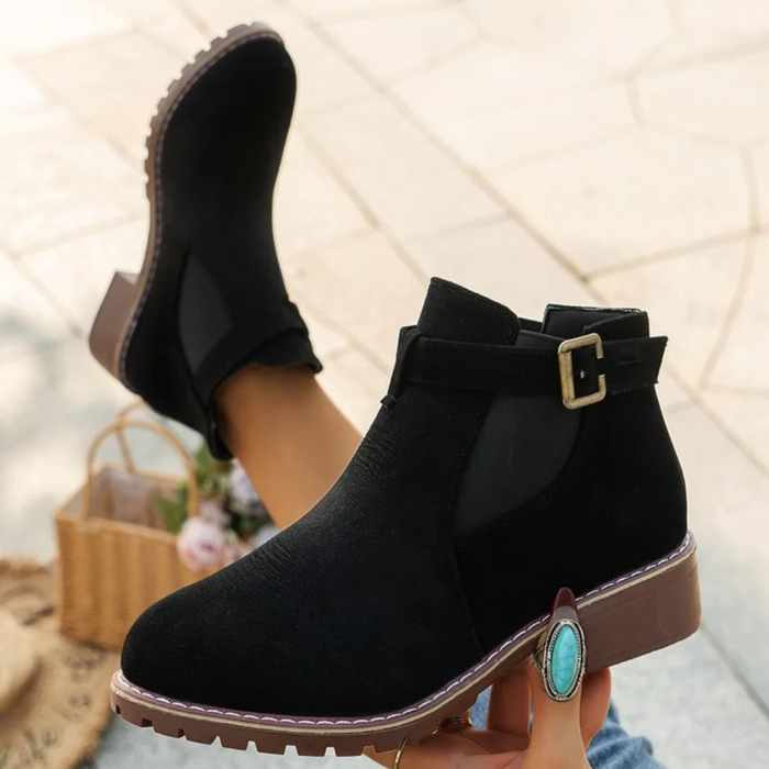 Suede Ankle Boots for Women – Stylish & Comfortable