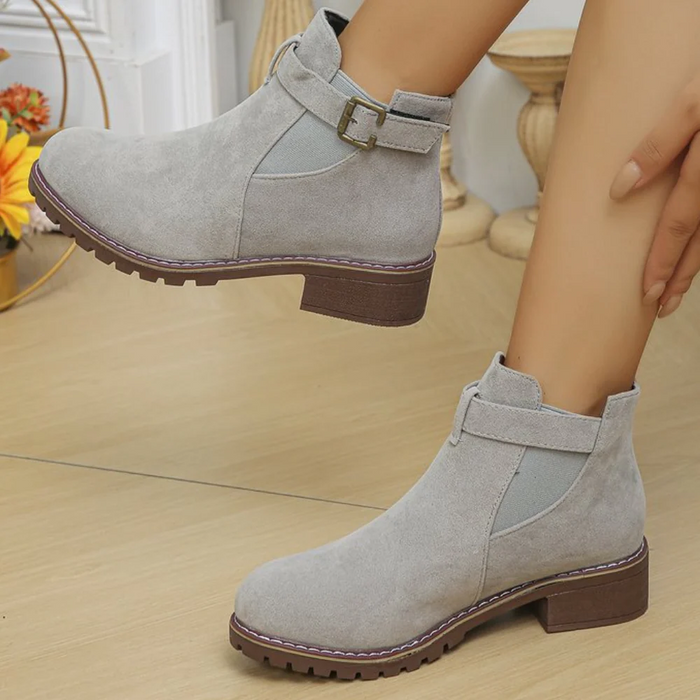 Suede Ankle Boots for Women – Stylish & Comfortable