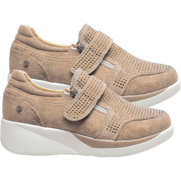 Suede Wedge Sneakers for Women – Stylish Elevation & Comfortable Fit Bareroots Footwear