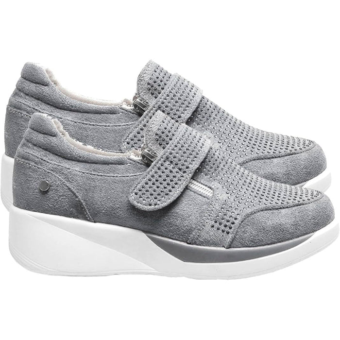 Suede Wedge Sneakers for Women – Stylish Elevation & Comfortable Fit Bareroots Footwear