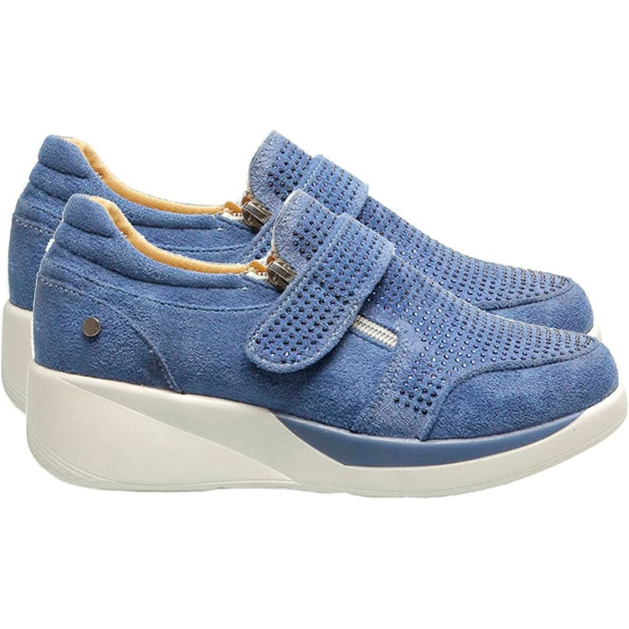 Suede Wedge Sneakers for Women – Stylish Elevation & Comfortable Fit Bareroots Footwear