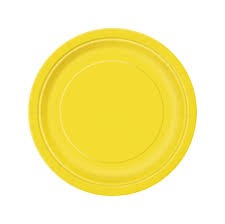 Sunflower Yellow Paper Plates