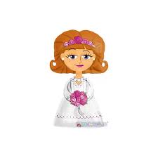 Supershape Balloon - BRIDE & GROOM