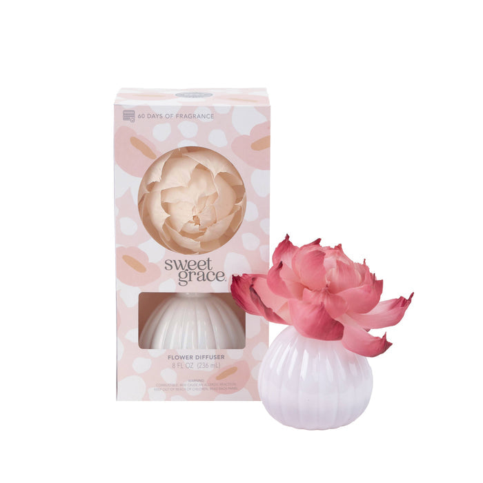 Sweet Grace Flower Diffuser - Pine & Moss