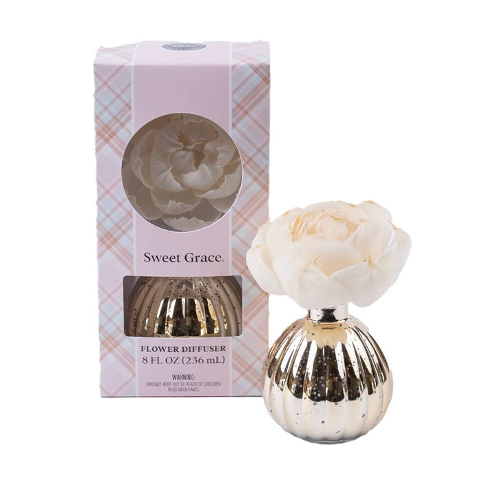 Sweet Grace Mercury Flower Diffuser - Pine & Moss