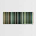 Taken 2 color palette canvas print: thousands of thin vertical stripes of color