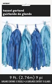 Tassel Garland - Pink/Blue