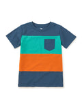 Teal Stripe Tee