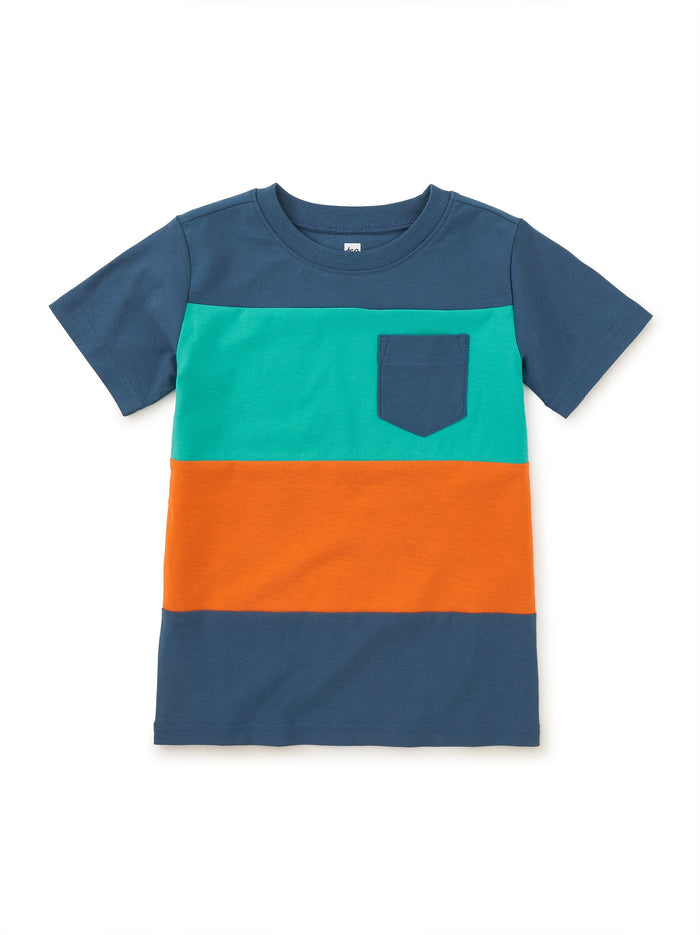 Teal Stripe Tee