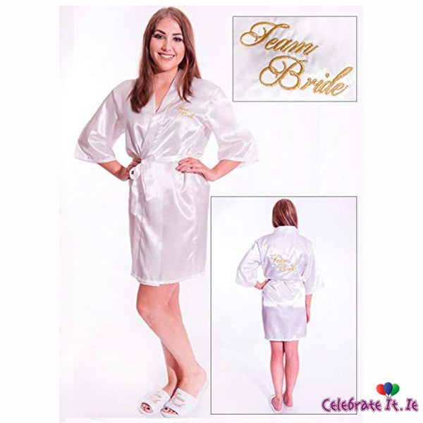 Team Bride - Satin Kimono