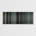 Terminator Salvation color palette canvas print: thousands of thin vertical stripes of color