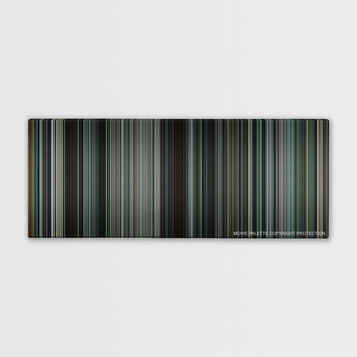 Terminator Salvation color palette canvas print: thousands of thin vertical stripes of color